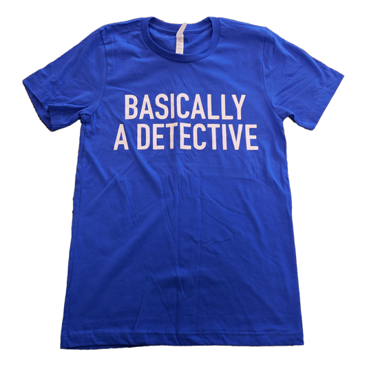 Basically a Detective Tee (Royal Blue)