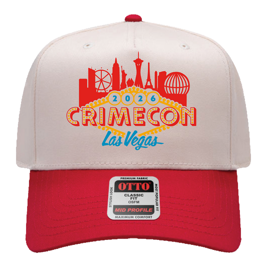 Vegas Namedrop Red Split Bill Hat