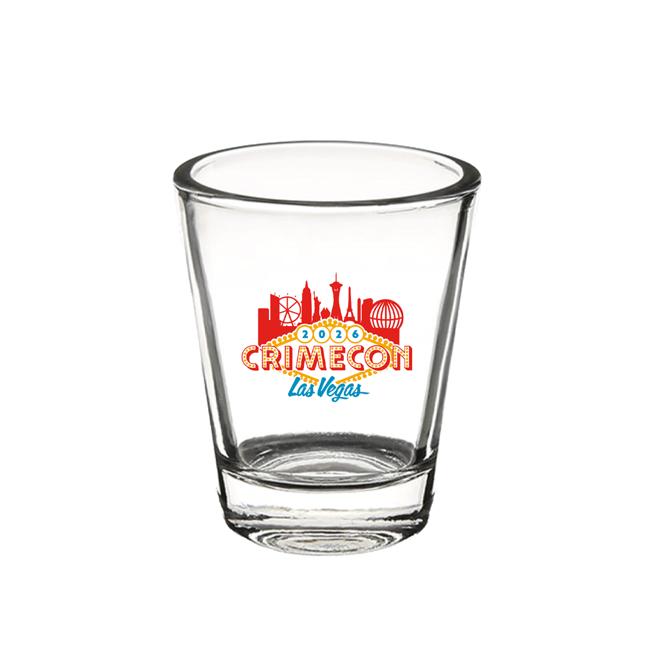 Vegas Namedrop Shot Glass