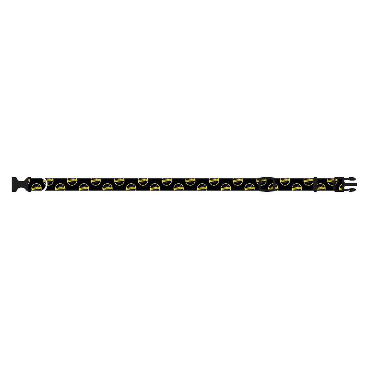 CC Yellow Logo Dog Collar
