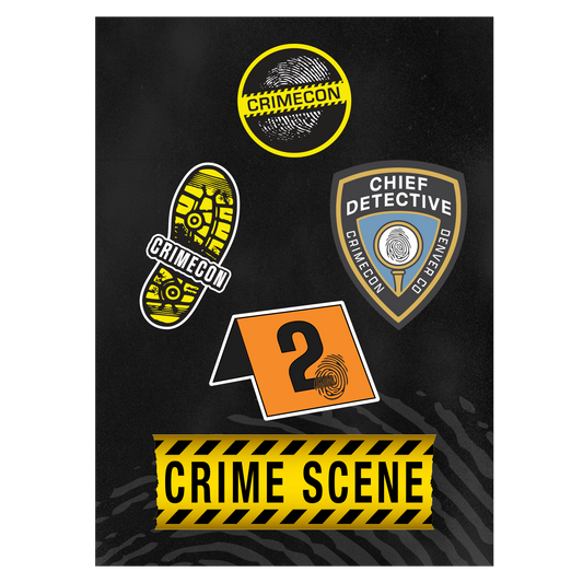 CrimeCon 2025 Sticker Sheet