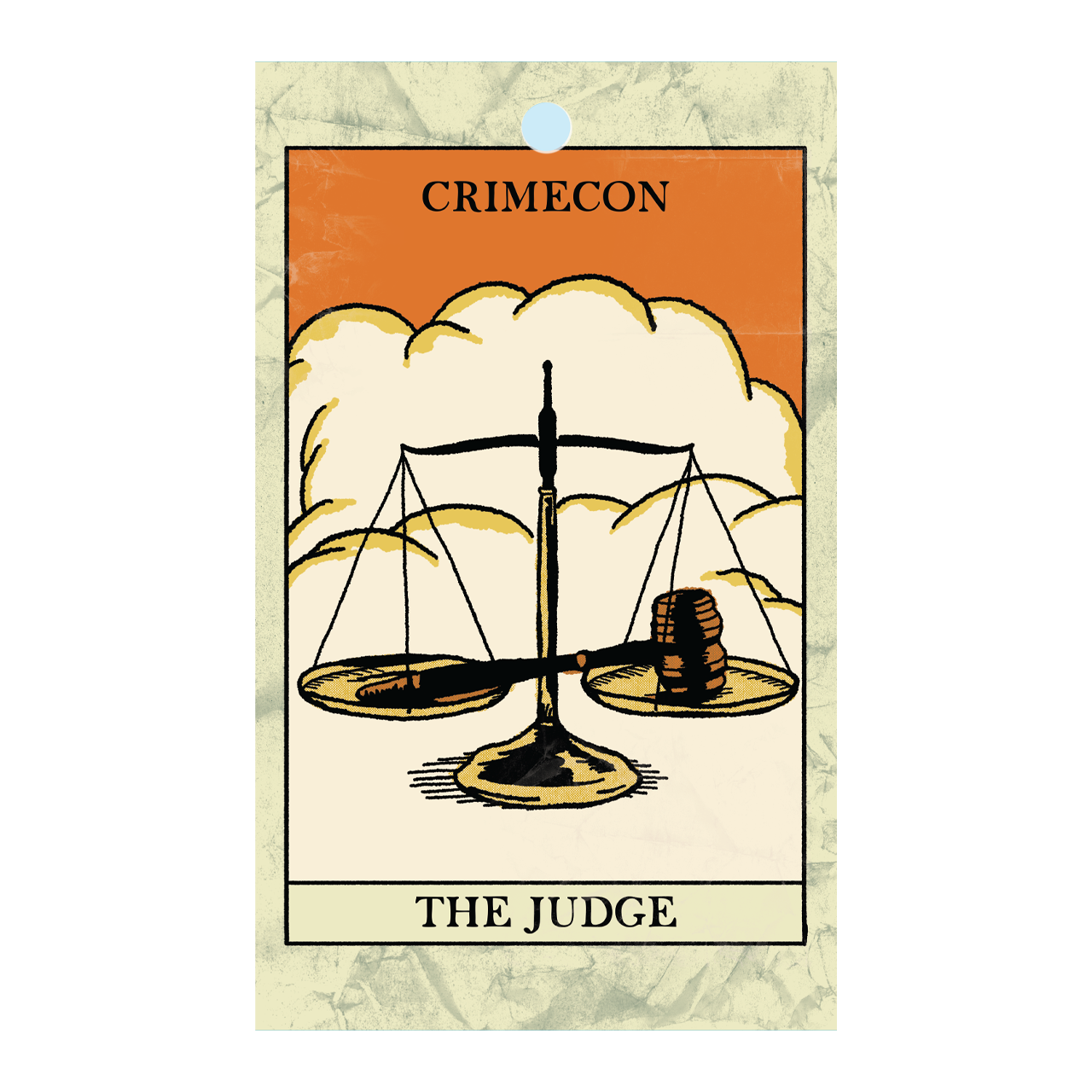 Tarot Card Bookmark The Judge